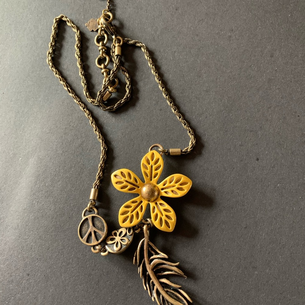 Lucky Brand Flower Necklace